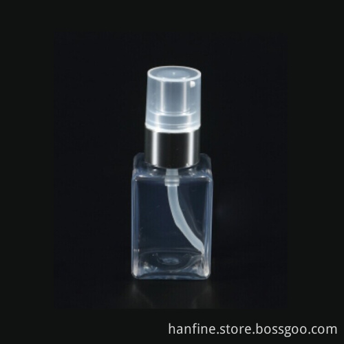 50ML square plastic PET lotion pump bottle Korea plastic cream bottle